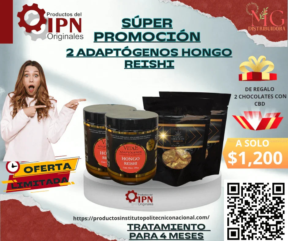 IPN Hongo Reishi (enfermedades autoinmunes, alergias y en el manejo de estados inflamatorios crónicos. - Productos Originales IPN