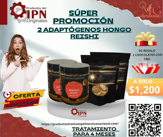 IPN Hongo Reishi (enfermedades autoinmunes, alergias y en el manejo de estados inflamatorios crónicos. - Productos Originales IPN