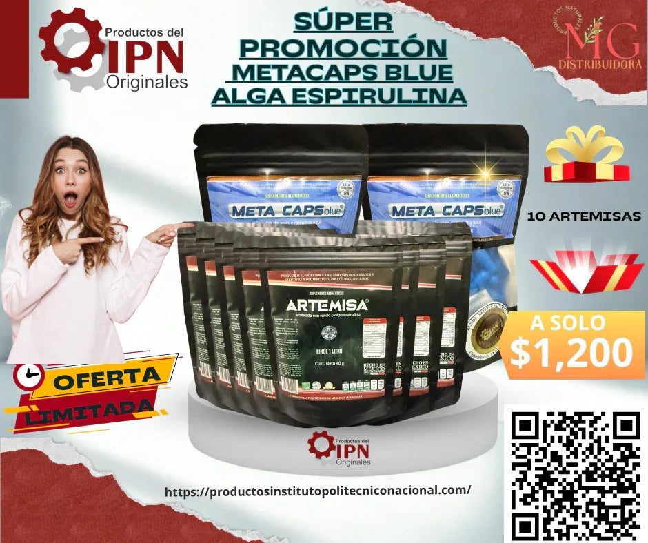 IPN Metacaps Blue Ayuda a reducir niveles de triglicéridos - Productos Originales IPN